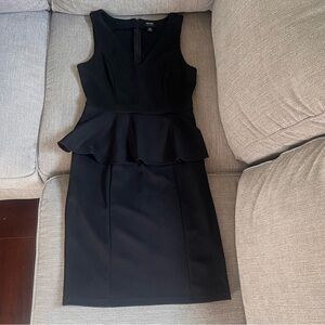 Women’s Black Peplum Dress